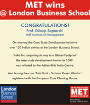 MET Wins @ London Business School