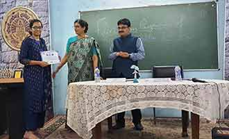 Faculty felicitation at SNDT University