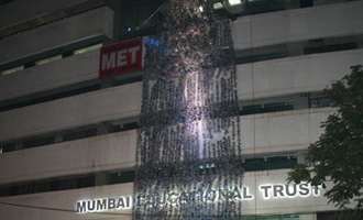 Bandra gets 120 ft high waterfall