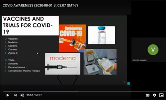 Webinar on Immunity Boosters and Preventive Measures against COVID-19