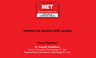 Interactive Session with Alumni