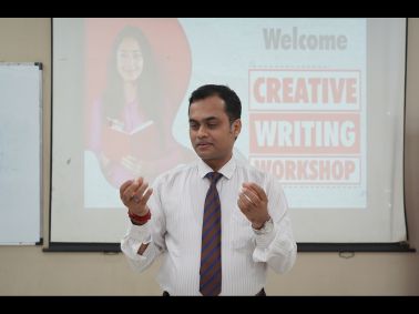 Creative Writing Workshop by Mr. Sanjoo Talpade