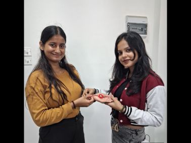 Students Shine in Rakhi Making Competition