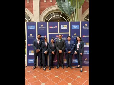 MET PGDM Students at CNN-News18 Town Hall