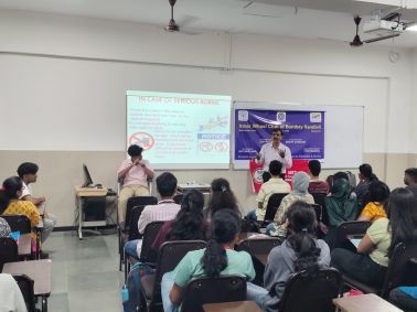Awareness Session on Skin Donation at MET IOP (Degree)