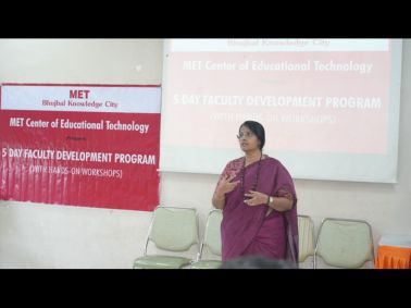 Session on Innovative Assessment at 5-Day FDP