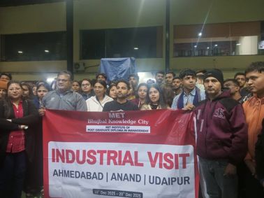 PGDM Student\'s Industrial Visit to Udaipur & Ahmedabad