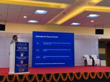 Research Paper Presentation by Dr. Mandge