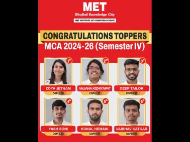 MCA 2024-26 Semester IV Toppers