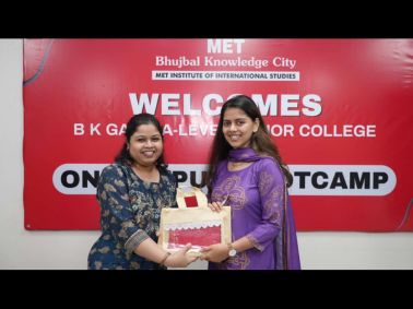 MET IIS Hosts B K Gadia School for Bootcamp