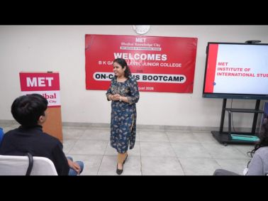 MET IIS Hosts B K Gadia School for Bootcamp