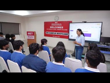 MET IIS Hosts B K Gadia School for Bootcamp