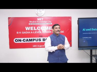 MET IIS Hosts B K Gadia School for Bootcamp
