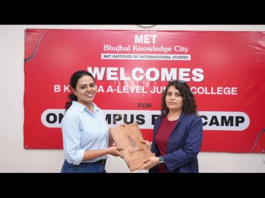 MET IIS Hosts B K Gadia School for Bootcamp