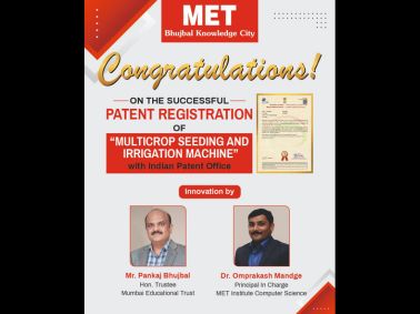 Innovation Meets Impact: Patent Registered for Multicrop Seeding and Irrigation Machine