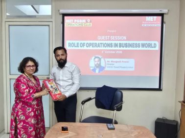 Session on Role of Operations in Business World