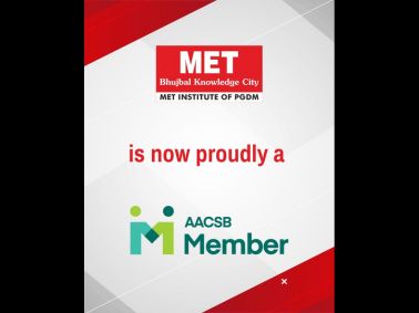 MET Institute of PGDM is now proudly an AACSB Member