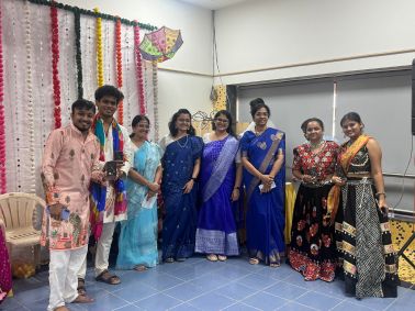 MET IOP celebrated Navratri Garba