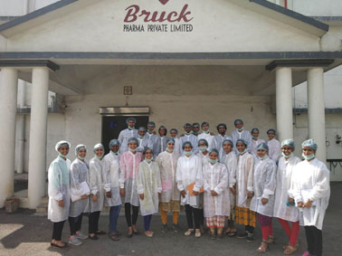 Indutrial Visit to Brucke Pharma