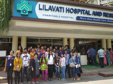 Hospital Visit for students at Lilavati Hospital