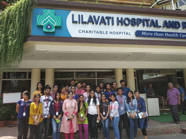 Hospital Visit for students at Lilavati Hospital