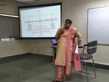 Towards A Gender Sensitive Society