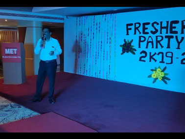 Freshers\'  party for F.Y.D.Pharm