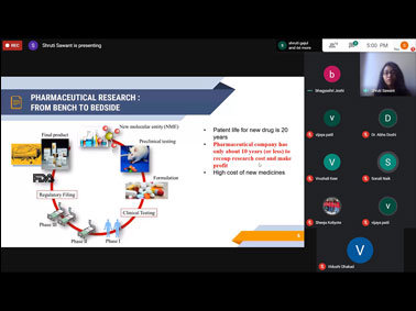 A talk on recent trends in Pharmaceutical Research