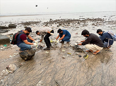 Beach Cleanup Drive by MET ICS