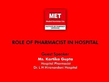 Role of Pharmacist in Hospital