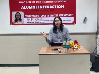 MET PGDM - Alumni Interaction - 21 January 2023