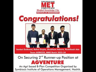 MMS Students win 3rd prize at Agventure