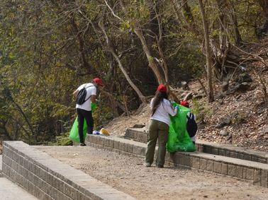New Cleaning Drive at Elephanta Caves