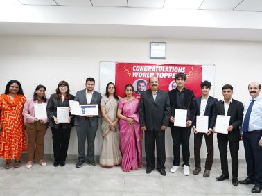 Felicitation Ceremony for World Toppers 