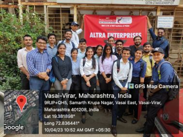 Industrial Visit to Vasai on 10 April 2023