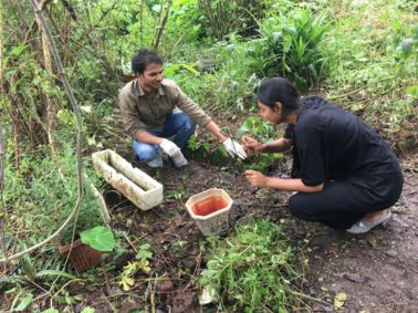 Volunteering at Earthen routes