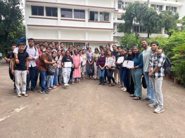 Final year students attending Pharmacovigilance unplugged