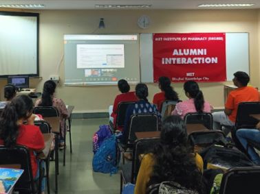 Alumni Interaction by Mr.Pranay Pawar