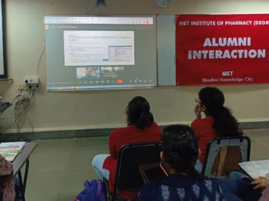Alumni Interaction by Mr.Pranay Pawar
