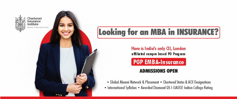 PGP EMBA-Insurance (Post Graduate Programme in Empowered Management and Business Administration-Insurance)