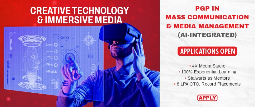 PGP MCMM – Creative Technology & Immersive Media (AI-Integrated)