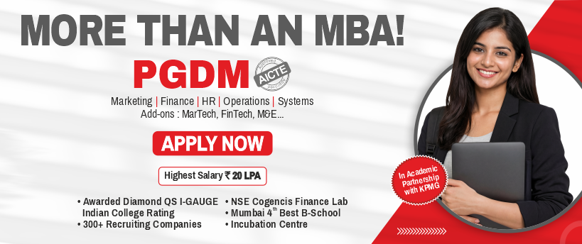 Post Graduate Diploma in Management - PGDM. AICTE Approved.
