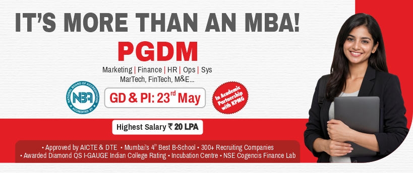 Post Graduate Diploma in Management - PGDM. AICTE Approved.