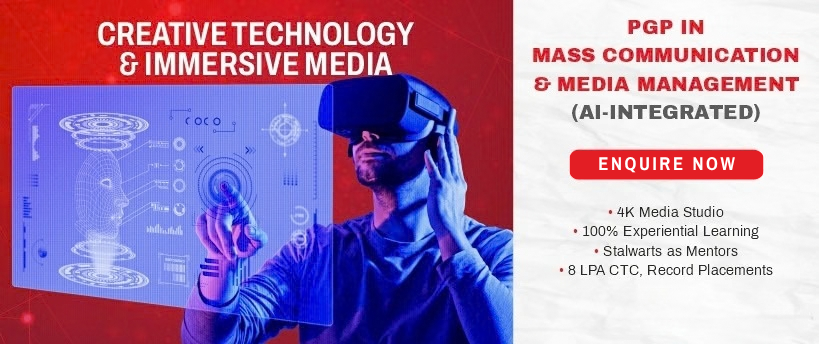 PGP MCMM – Creative Technology & Immersive Media (AI-Integrated)