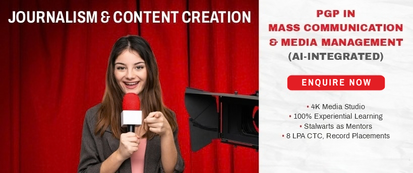 PGP MCMM – Journalism & Content Creation (AI-Integrated)